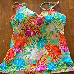 Sunsets Lotus Taylor Tankini with Lotus Unforgettable bottoms .